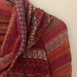 Wool rich | Aztec Cowl Sweater size M